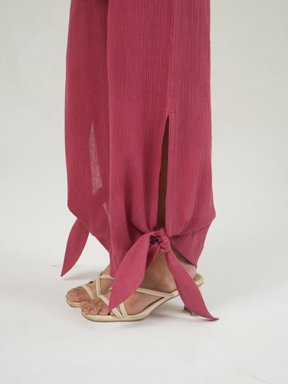 Vanshitaaz Fruit dove Crinkled Cotton Co-ord